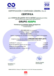 certificado gestión de la calidad