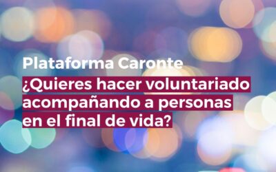 Reunión de acogida para nuevas personas voluntarias de la Plataforma Caronte: acompaña, cuida y marca la diferencia